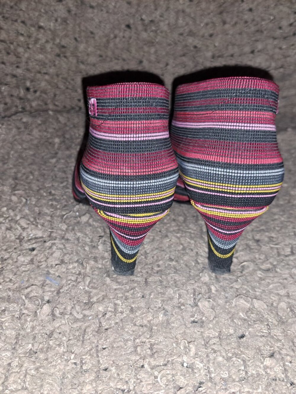 UNITED NUDE-Mid Fold-Colorful Ankle Boots-Textile-Size 36-Near Mint - Picture 6 of 8